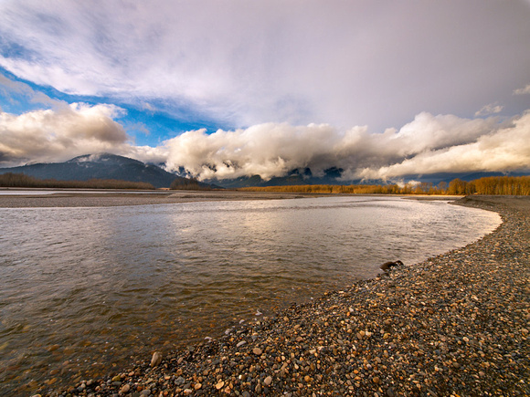 Clearing Storm,  Fraser River