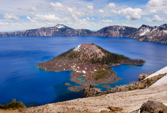 Wizard Island, Crater Lake National Park, Central Oregon