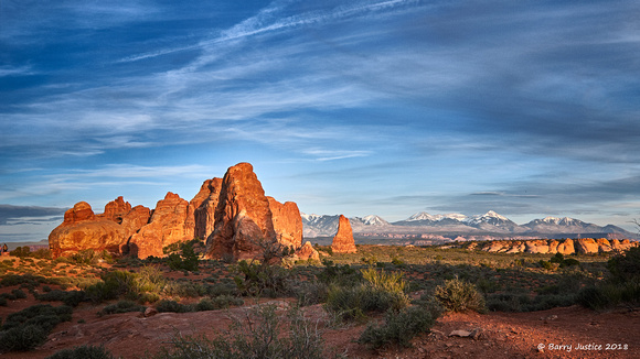 Evening Light Over Arches National Park