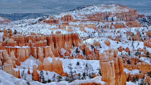 Clearing Snowstorm Over Bryce Canyon