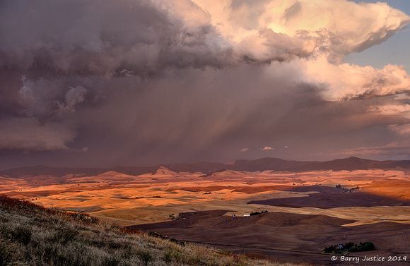 Fast Moving Storm,  The Palouse
