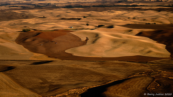 Late Evening Light Over the Palouse,  From Steptoe Butte