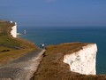 Beachy Head - My wife and daughter walking the coastal path