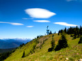 Lenticular clouds over the Microwave tower in Manning Park- looking south