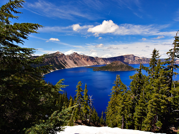Wizard Island,  Crater Lake National Park